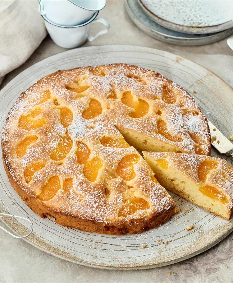 Puderzucker auf Fanta Kuchen