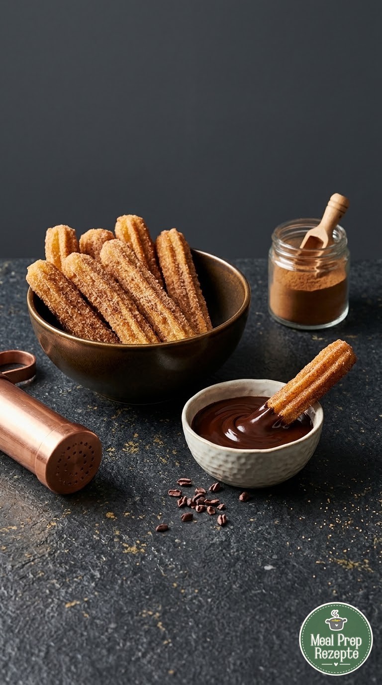 Airfryer Churros Mit Schokolade - Knusprig Ohne Frittieröl