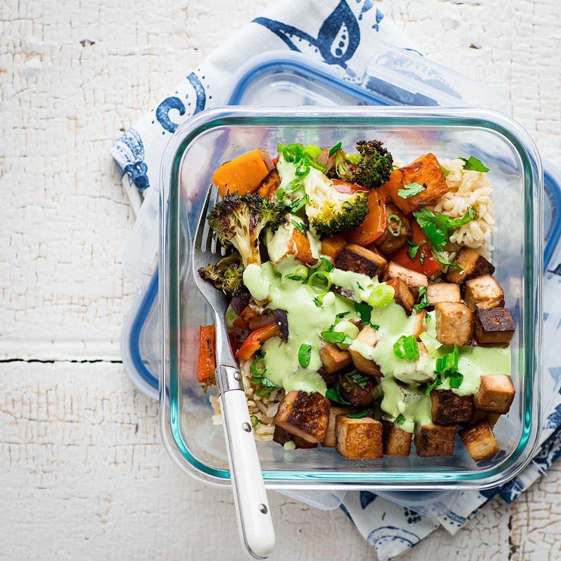 Gebratener Tofu mit Gemüse